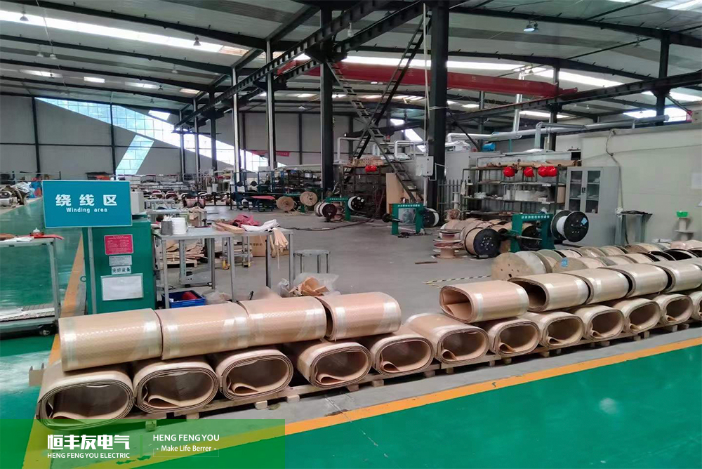 Zona de devanado de transformadores secos de la fábrica de hengfengyou