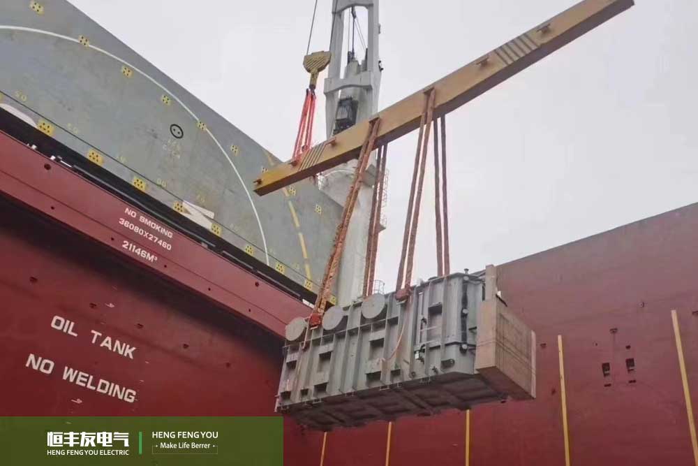 Salida del transformador de potencia