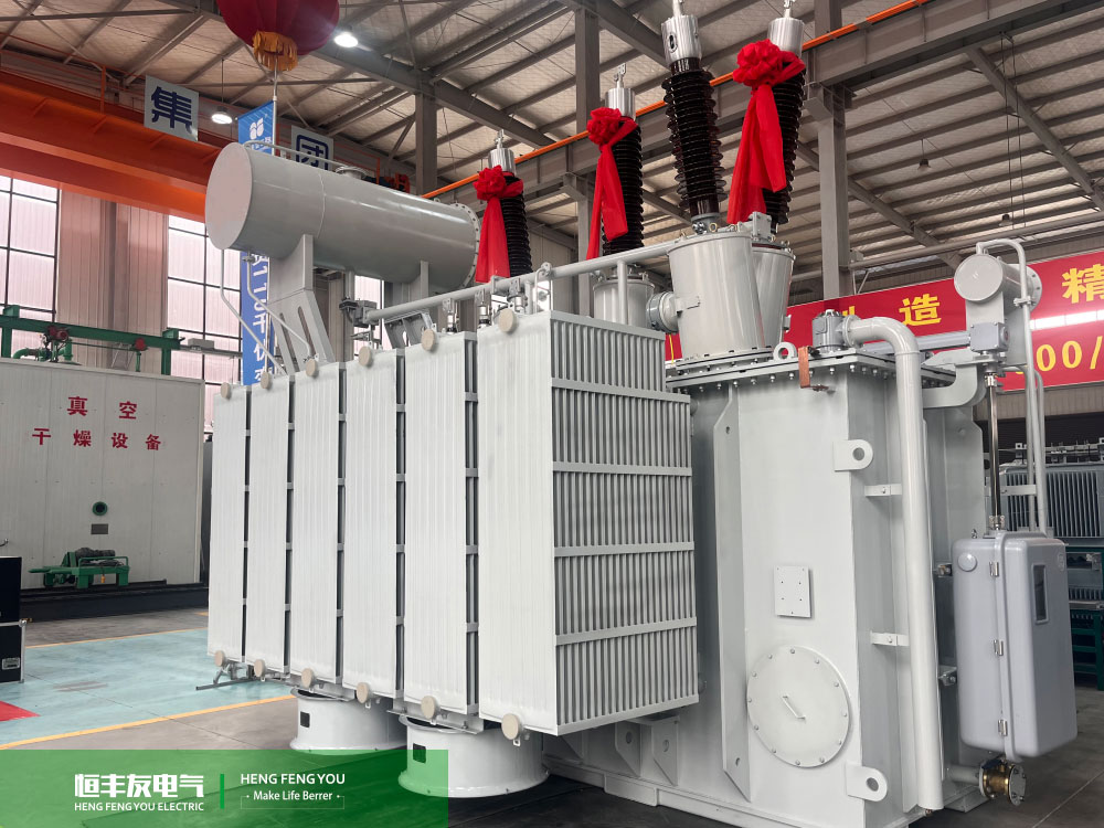 Qingdao hengfengyou Electric entregó con éxito dos transformadores principales de energía eléctrica de 40mva - 110 / 