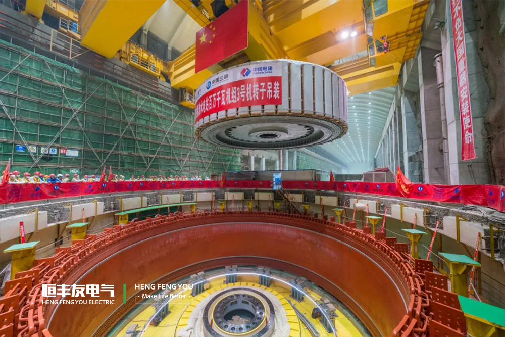 Transformador baihetan, el grupo electrógeno hidráulico más grande del mundo