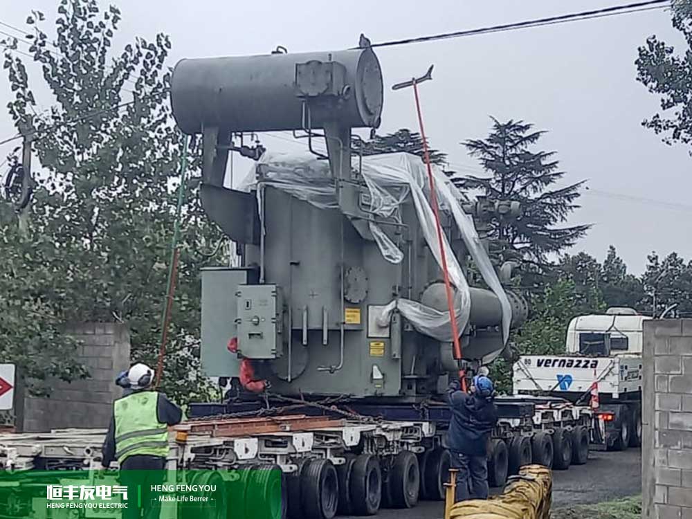 Kazajistán, HKSSPZ‑12000/10.5, transformador para horno de arco eléctrico (HAE) con regulación bajo carga